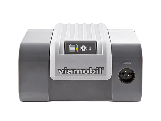 Detail Viamobil Akkupack mit Ladestandsanzeige